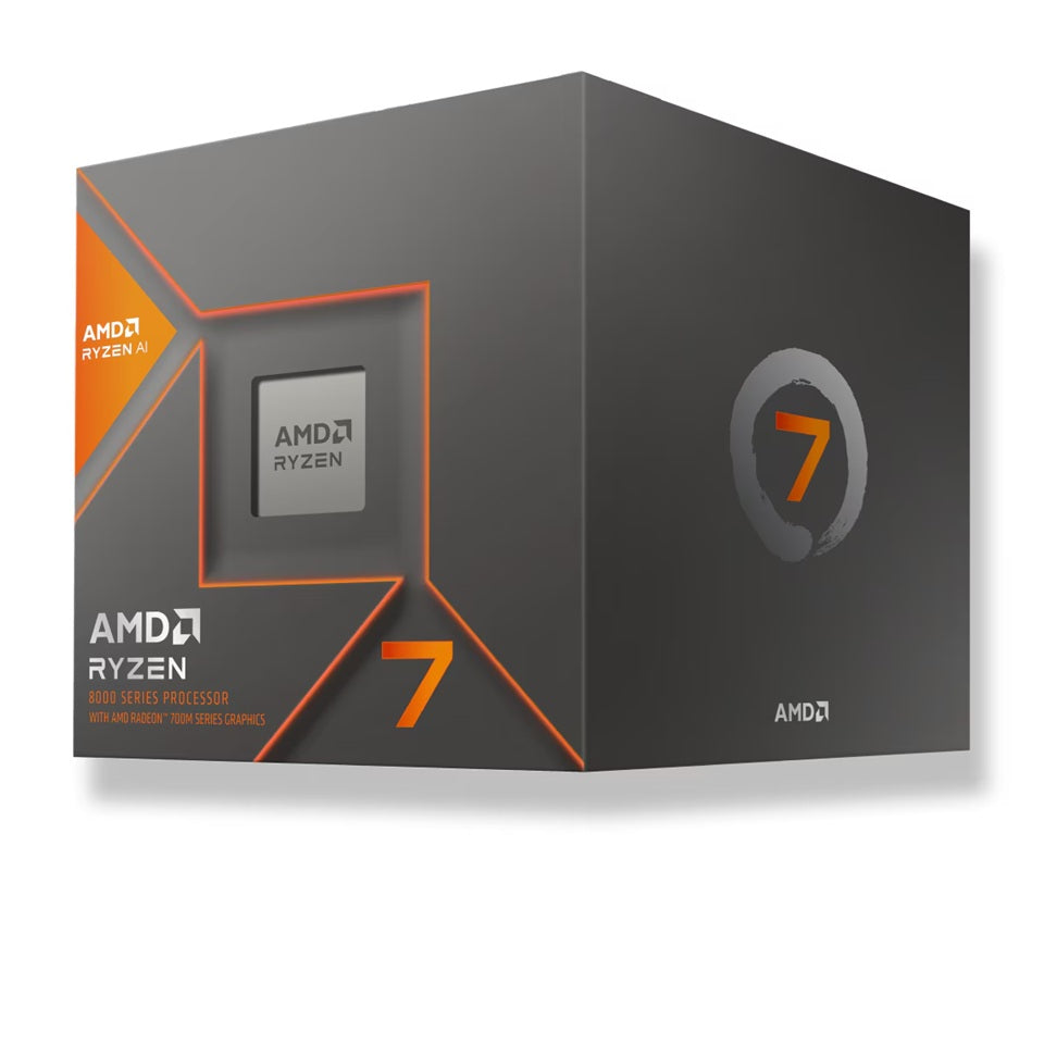 AMD Ryzen 7 8700G 8 Cores/16Threads, 65 watts, Max Freq 5.150Ghz, 24MB Cache, Wraith Spire Cooler, Radeonâ„¢ Graphics