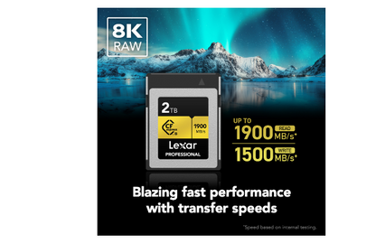 Lexar Professional Cfexpress Type B gold series 2TB – CFexpress Type B 1900MB/