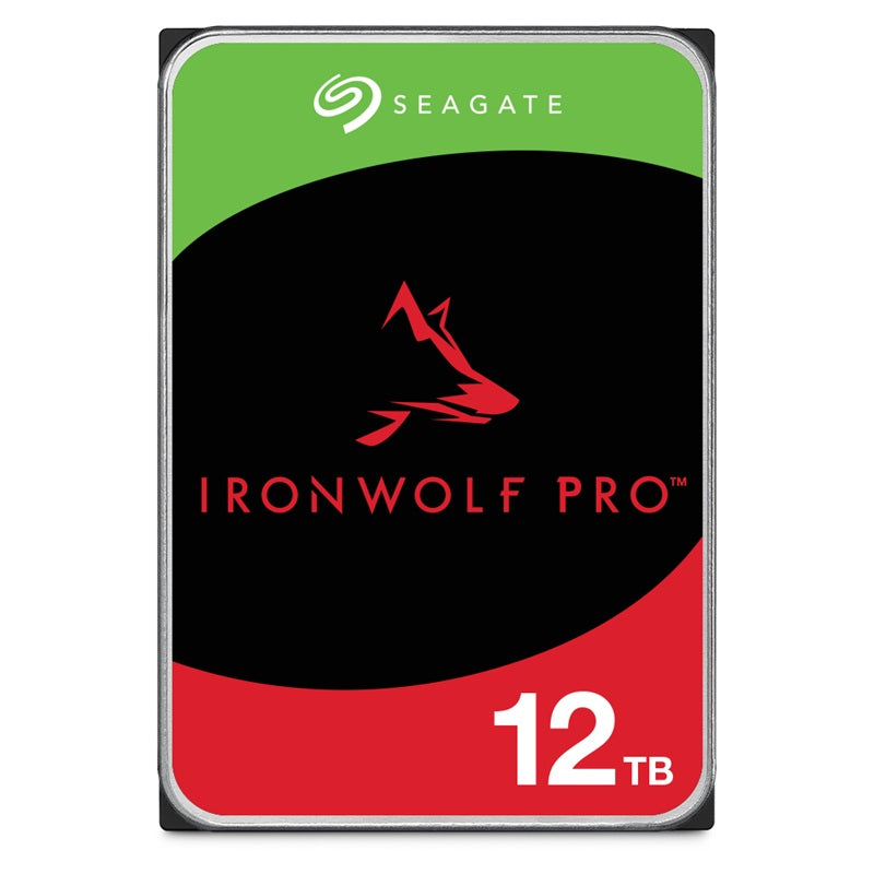 Seagate 12TB 3.5' IronWolf PRO SATA 6Gb/s  7200RPM 256MB Cache HDD. 5 Years Warr