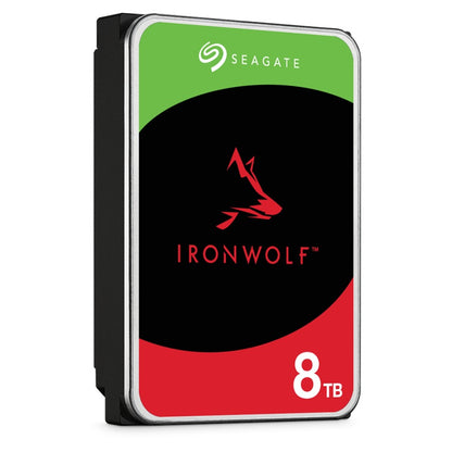 Seagate 8TB 3.5' IronWolf, SATA 6.0Gb/s, NAS 24x7, CMR, max. STR OD 202MB/s, 5400 RPM, 256MB Cache, HDD, 3Years Warranty (ST8000VN002)