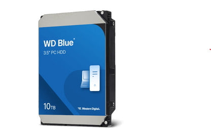 Western Digital WD Blue PC Desktop Hard Drive - 10TB, 3.5', SATA, up to 260MB/s,