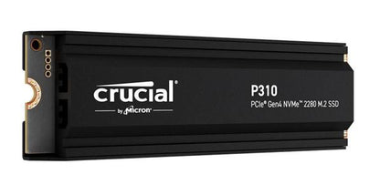 Crucial P310 1TB Gen4 2280 NVMe SSD w Heatsink 7100/6000 MB/s R/W 220TBW 1000K/1