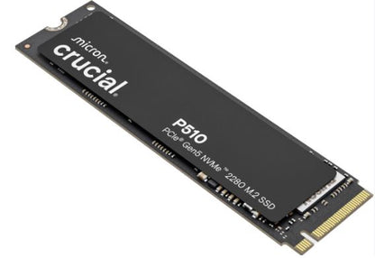 Crucial P510 2TB Gen5 2280 NVMe M.2 SSD 10,000/8,700 MB/s R/W 1200TBW 1.4M IOPS