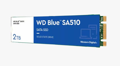 Western Digital WDS200T3B0B  WD Blue SA510 SATA SSD   2TB  M.2 2280   5-Year Lim