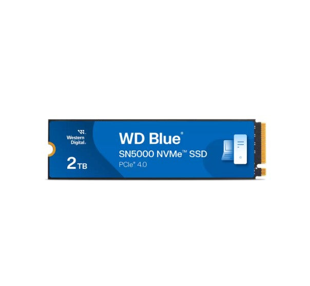 Western Digital WD Blue SN5000 NVMe™ 2TB SSD M.2 2280, 5,150MB/s R 4,850MB/s W