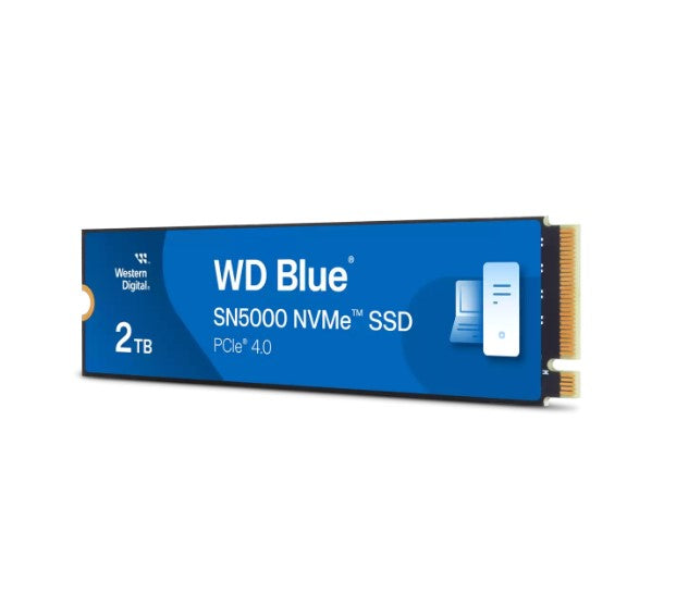 Western Digital WD Blue SN5000 NVMe™ 2TB SSD M.2 2280, 5,150MB/s R 4,850MB/s W