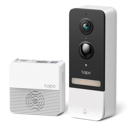 TP-Link Tapo D230S1 Smart Battery Video Doorbell, 2K 5MP Live View, Colour Night Vision, Water & Dust Resistant IP64