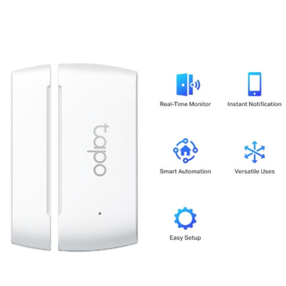 TP-Link Tapo Smart Contact Sensor, Window/Door Safeguard, Instant App Notification, Smart Action Support (Tapo T110)