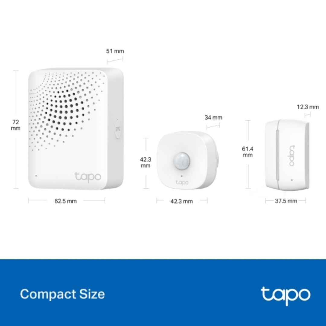 TP-Link Tapo T30 KIT Smart Sensor Starter Kit, Tapo H100 Ã— 1 + Tapo T100 Ã— 1 + Tapo T110 Ã— 2