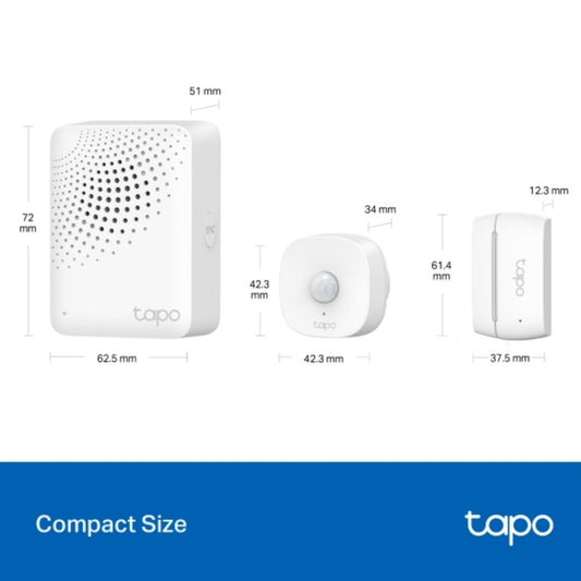 TP-Link Tapo T30 KIT Smart Sensor Starter Kit, Tapo H100 Ã— 1 + Tapo T100 Ã— 1 + Tapo T110 Ã— 2