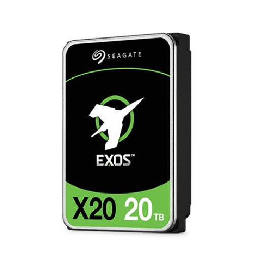 Seagate Exos X20 ENTERPRISE 512E/4KN INTERNAL 3.5' SATA DRIVE, 20TB, 6GB/S, 7200RPM, 5YR WTY
