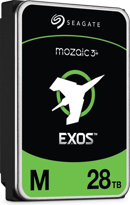 Seagate Exos M 28TB, Enterprise Internal Hard Drive HDD 3.5', 6GB/s, SATA 7200RPM, 512MB, 5YR WTY