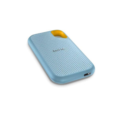 SanDisk Extreme 1TB External Portable SSD 1050MB/s USB-C Water Proof 256-bit AES Encryption for PC Macbook PS4 PS5 Xbox One Android iPad (Sky Blue)