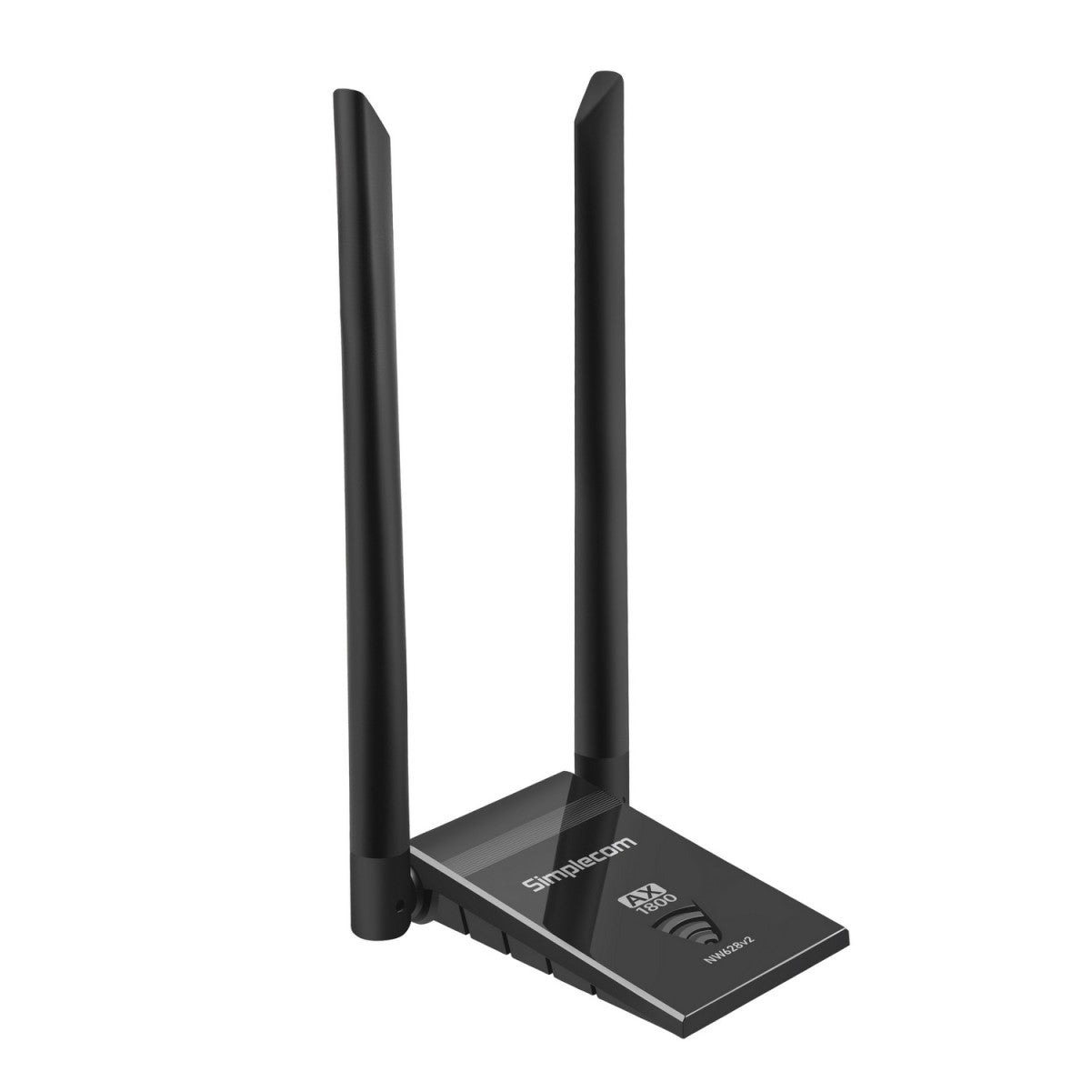 Simplecom NW628v2 AX1800 Dual Band WiFi 6 USB Adapter with 2x 5dBi High Gain Ant