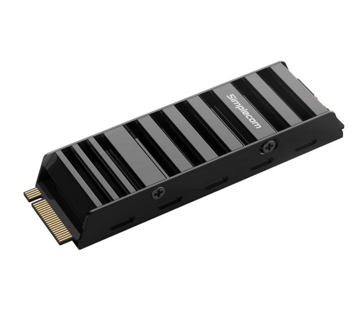 Simplecom SA110 M.2 SSD Aluminum Heatsink with Thermal Silicone Pads for PC and