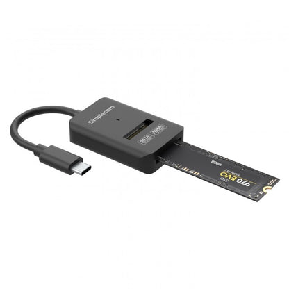 Simplecom SA506 NVMe / SATA Dual Protocol M.2 SSD to USB-C Adapter Converter USB