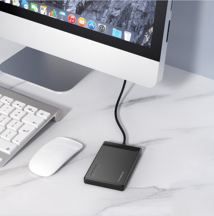 Simplecom SE109 Tool-free 2.5' SATA HDD SSD to USB-C Enclosure USB 3.2 Gen 1 Com
