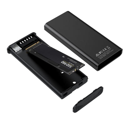 Simplecom SE530 NVMe / SATA M.2 SSD to USB-C Enclosure with SMART LED Screen USB