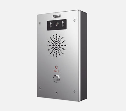 Fanvil i16SV Audio/Video Intercom, HD Audio/Video, Built-in HD camera, IP65 waterproof and dustproof, 2 SIP lines,  PoE enabled