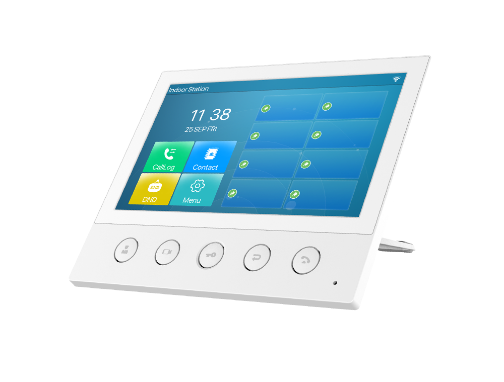 Fanvil i53W Indoor SIP Station, 6 SIP Lines, 5 Buttons, PoE, 7' Colour Touch Screen, Linux, ONVIF, 2Yr Warranty