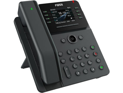 Fanvil V62 PRO Essential Business Phone Qty/CTN: 10PCS 2.8-inch, Color Screen, 12 SIP Lines, 6-Way Audio, HD Audio, Dual Gigabit Ports, Integrated PoE