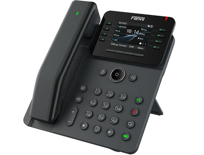 Fanvil V62 PRO Essential Business Phone Qty/CTN: 10PCS 2.8-inch, Color Screen, 12 SIP Lines, 6-Way Audio, HD Audio, Dual Gigabit Ports, Integrated PoE