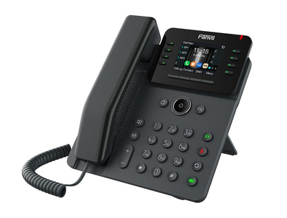 Fanvil V62W Prime Business Phone 2.8-inch color screen â–¡âˆš Support audio codec G.722 and Opus, HD audio 6-way Audio conference Wi-Fi 6, Bluetooth