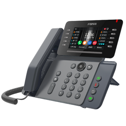 Fanvil V65 Prime Business Phone, 4.3' Adjustable Screen, built-in BT and Wi-Fi, 20 Lines, 45 DSS Keys, HD Voice Quality, SBC Ready, 2 Years WTY