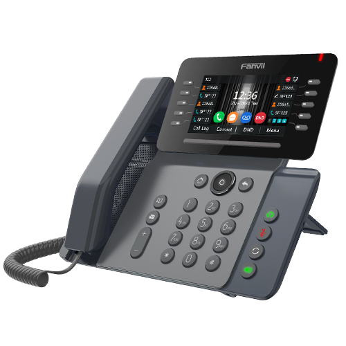 Fanvil V65 Prime Business Phone, 4.3' Adjustable Screen, built-in BT and Wi-Fi, 20 Lines, 45 DSS Keys, HD Voice Quality, SBC Ready, 2 Years WTY