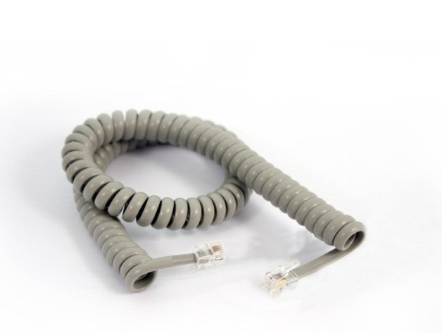 Fanvil curly cord for V67/V65 series headset, curveï¼Œgray