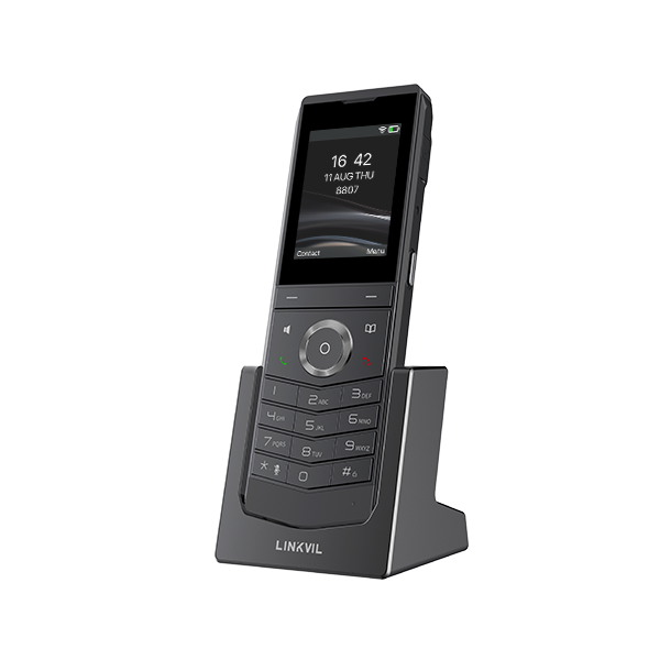 Fanvil Linkvil W611W Portable Wi-Fi Phone 2.4' Color Screen, Support Dual-band Wi-Fi, Up To 9 Hours Talk Time, Waterproof& Dustproof,