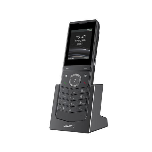 Fanvil Linkvil W611W Portable Wi-Fi Phone 2.4' Color Screen, Support Dual-band Wi-Fi, Up To 9 Hours Talk Time, Waterproof& Dustproof,
