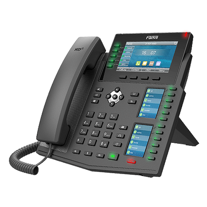 Fanvil X6U Enterprise IP Phone - 4.3' (Video) Colour Screen, 20 Lines, 60 x DSS Buttons, Dual Gigabit NIC, Built in Bluetooth, *SBC Ready (V2)