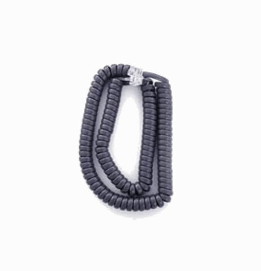 Fanvil curly cord for XU series headset, curveï¼Œblack