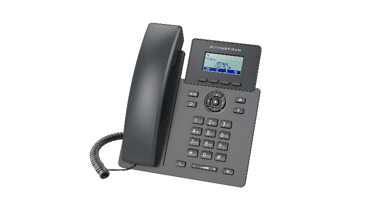 Grandstream GRP2601 Carrier Grade  2 Line IP Phone, 2 SIP Accounts, 2.2' LCD, 132x48 Screen, HD Audio, PSU Included, 5 way Conference, 1Yr Wty
