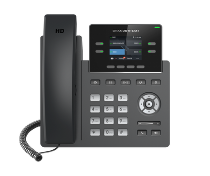 *LS* Grandstream GRP2612P 4 Line IP Phone, 2 SIP Accounts, 320x240 Colour Screen, HD Audio, Powerable Via POE