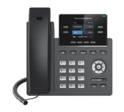 Grandstream GRP2613 6 Line IP Phone, 3 SIP Accounts, 320x240 Colour Screen, HD Audio, Powerable Via POE