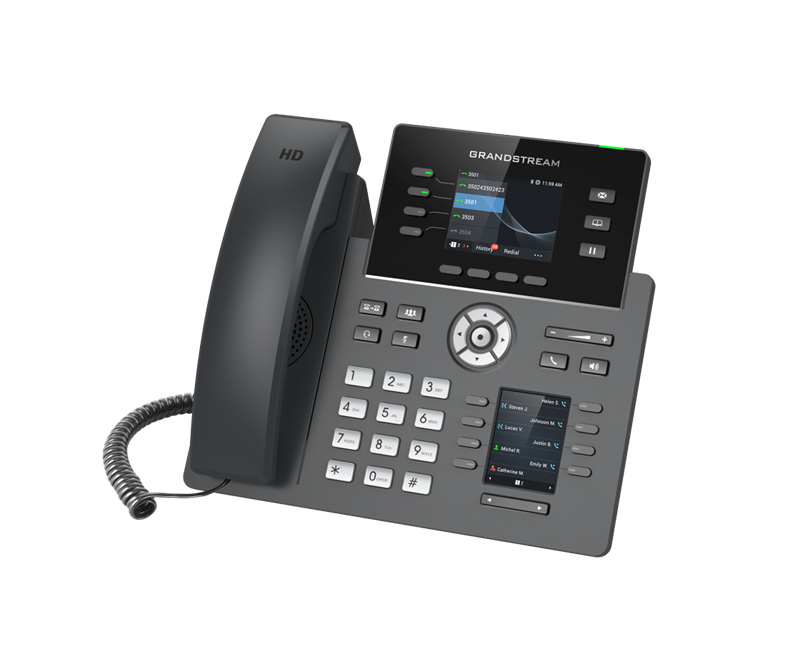 Grandstream GRP2614 4 Line IP Phone, 4 SIP Accounts, 320x240 Colour Screen, BLF Keys, HD Audio