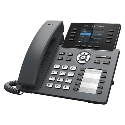 Grandstream GRP2634 4+4 lines, Gigabit, WiFi/BT, Colour Screen, 10 paper based BLF keys