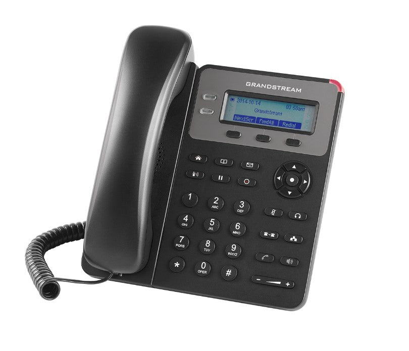 Grandstream GXP1610P 1 Line IP Phone, 1 SIP Account, PoE, no PSU, 2 0 Appearances, 3-Way Voice Conferencing, 132x48 2.95â€™â€™ LCD screen