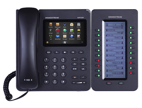 *LS* Grandstream GXP2200 Extension Module, 20 key Expansion Module, 128x384 LCD for GXP2140, GXP2170 & GXV3240