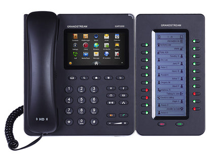 *LS* Grandstream GXP2200 Extension Module, 20 key Expansion Module, 128x384 LCD for GXP2140, GXP2170 & GXV3240