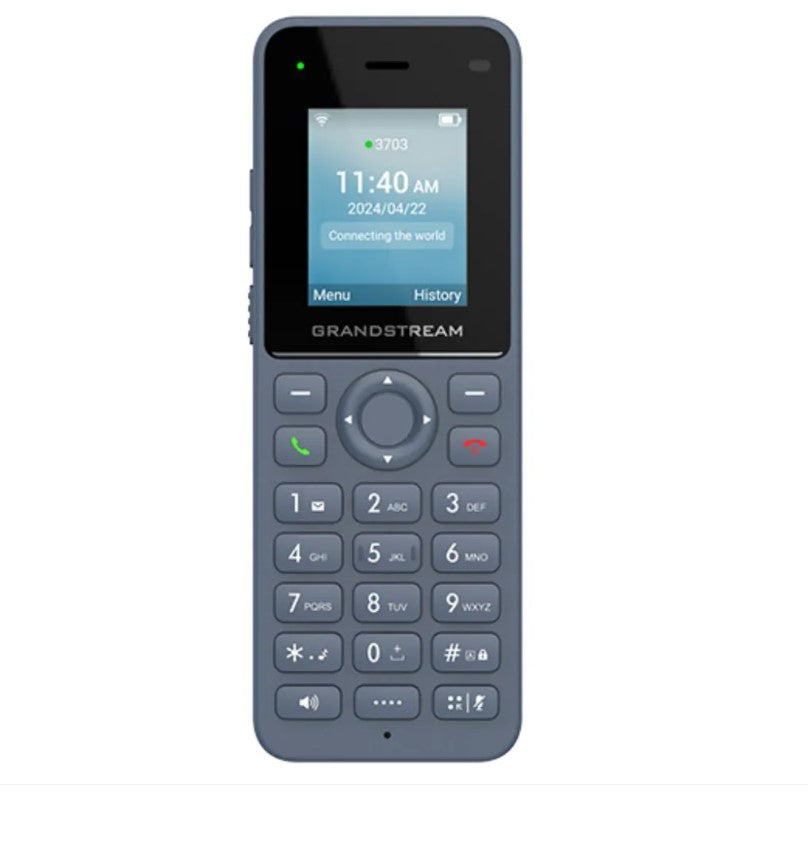 Grandstream WP816 Cordless Wi-Fi IP Phone with Integrated Dual-Band and 6-Hour Talk Time, Bluetooth, Wi-Fi, HD voice, 2 SIP Accounts, 2 Lines