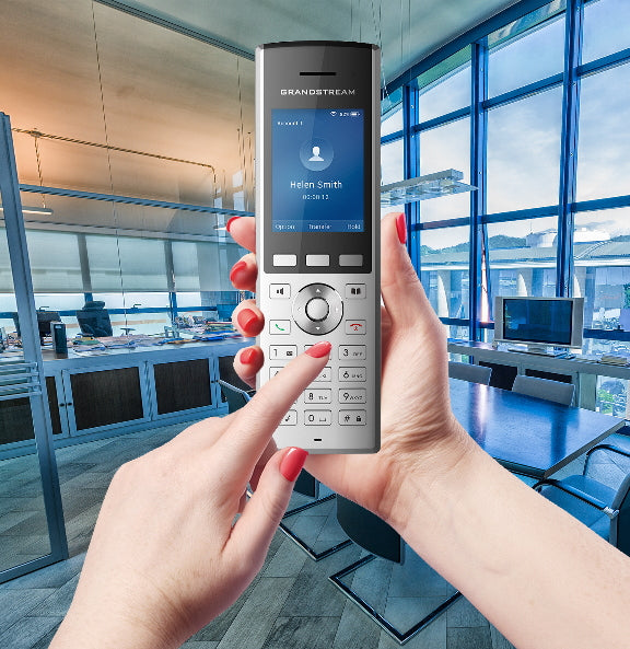 Grandstream WP820 Enterprise Portable Wi-Fi IP Phone, 120x320 Colour LCD, 7.5hr Talk Time & 150hr Standby Time