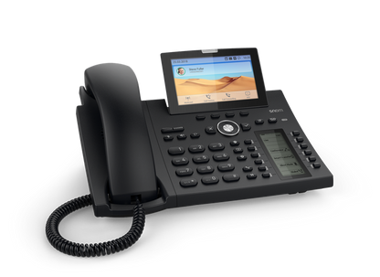SNOM D385 12 Line IP Phone, SIP Desktop Phone Colour, SmartScreen, Sensor Hook Switch, Bluetooth, USB