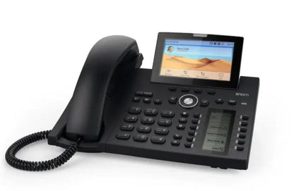 SNOM D385 12 Line IP Phone, SIP Desktop Phone Colour, SmartScreen, Sensor Hook Switch, Bluetooth, USB
