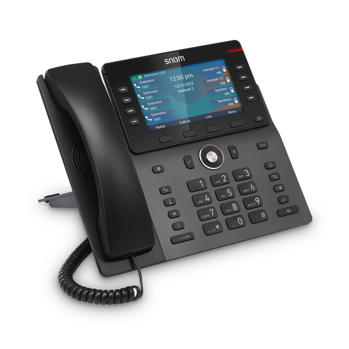 SNOM M58 DECT Handset, Backlit Keys, Bluetooth, HD Audio, Advanced Audio Quality, Shared 0 Emulation (SCE), Headset connectable