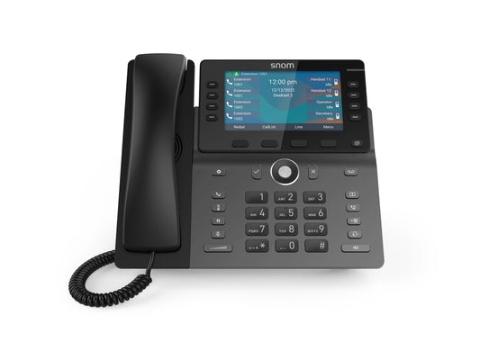 SNOM M58 DECT Handset, Backlit Keys, Bluetooth, HD Audio, Advanced Audio Quality, Shared 0 Emulation (SCE), Headset connectable