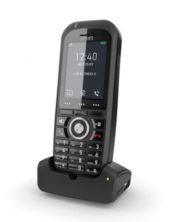 SNOM M70 IP DECT Handset, Bluetooth, Alarm Function, Protective Cover, HD Audio Quality, LCD Color Screen