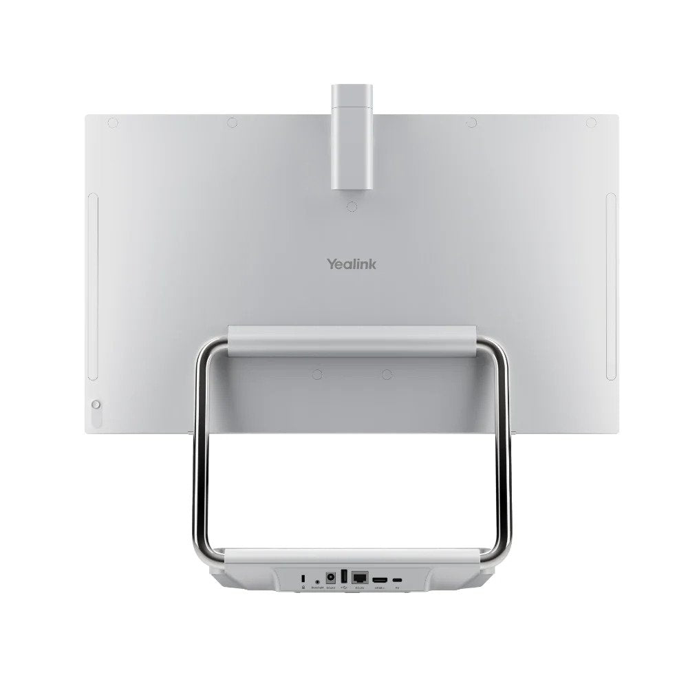 Yealink DeskVision A24 Microsoft Teams Display For Personal Collaboration, 24'Touch Screen, 4K Camera, Built-in Audio, Wireless Charging